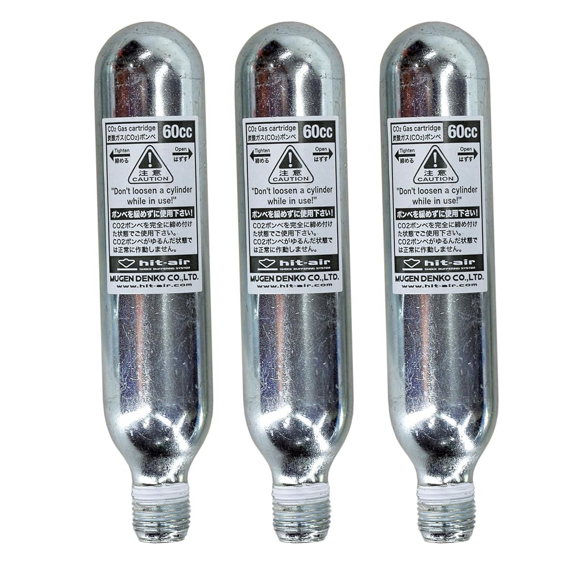 Cartucho de Gas de Repuesto para Chaleco Airbag Hit-Air 60 cc